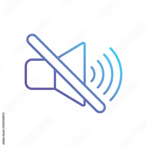 Mute Vector icon
