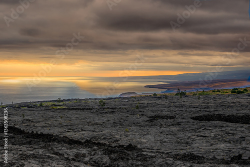 Sunset at Volcano National Park