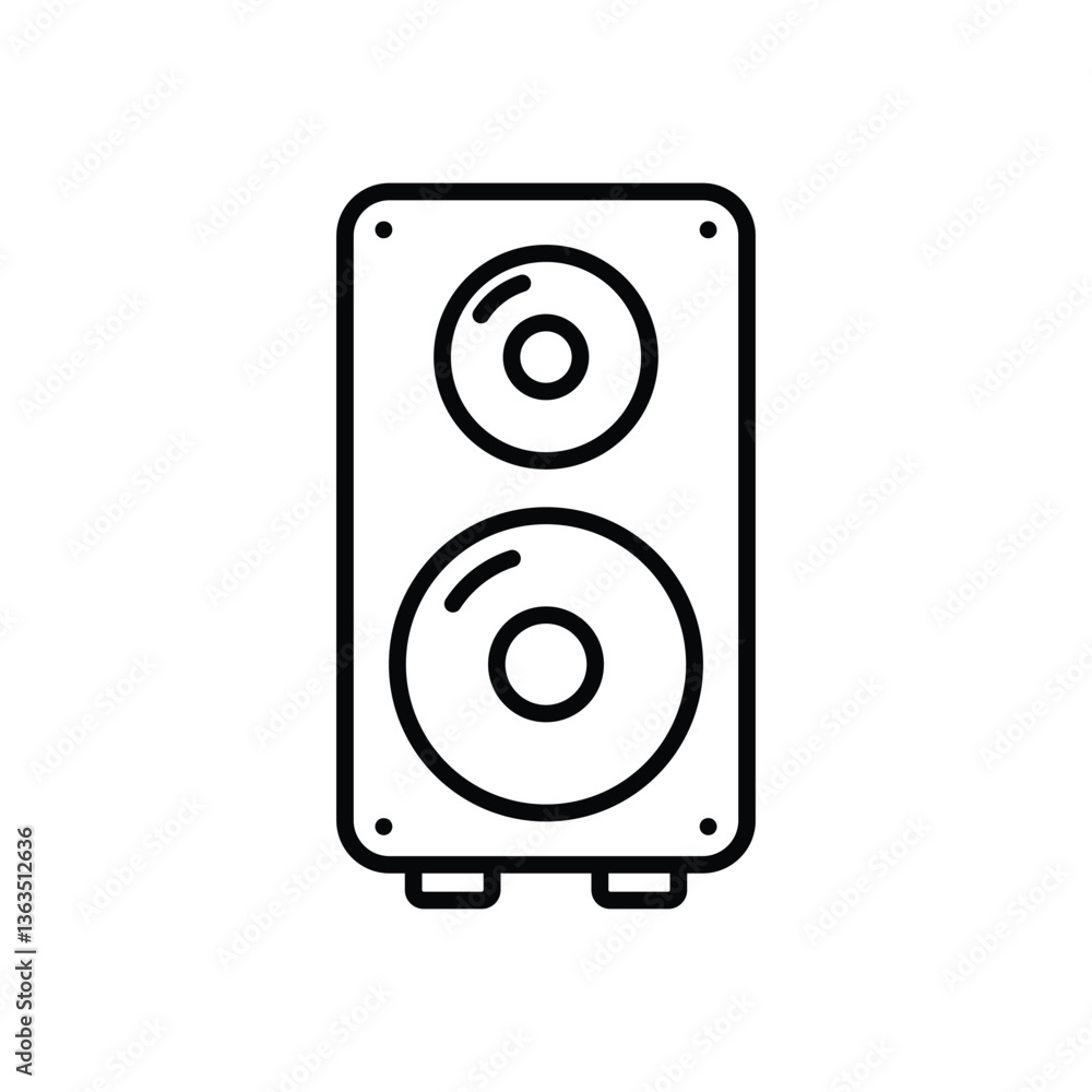 Sound box Vector icon Sound box Vector icon