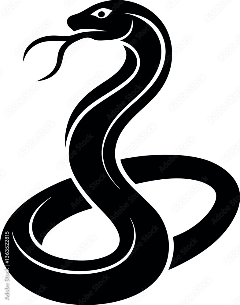 Fototapeta premium snake vector illustration