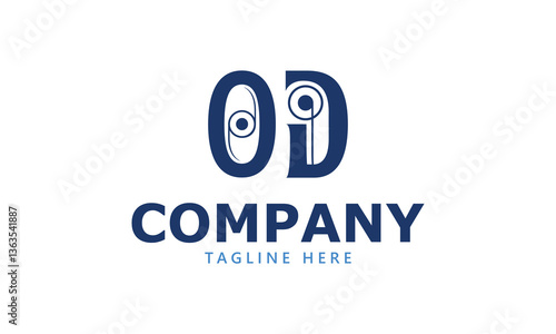 OD O od initial logo | initial based abstract modern minimal creative logo, vector template image. luxury logotype logo, real estate homie logo. typography logo. initials logo