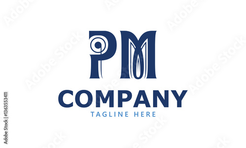 PM P pm initial logo | initial based abstract modern minimal creative logo, vector template image. luxury logotype logo, real estate homie logo. typography logo. initials logo