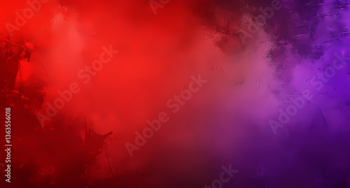 Red to purple gradient abstract background with soft texture and artistic brush strokes