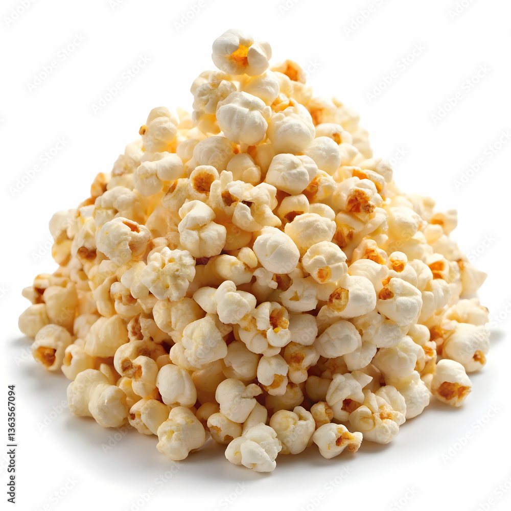 popcorn isolated on white popcorn isolated on white