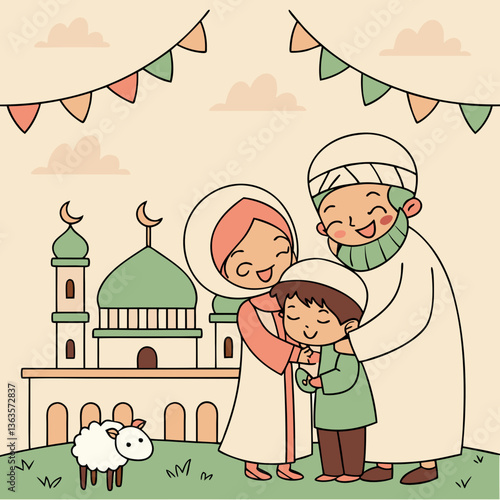 Title: Eid al-Adha is the second of the two main festivals in Islam alongside Eid al-Fitr. It falls on the 10th of Dhu al-Hijja, the twelfth and final month of the Islamic calendar. Celebrations and o