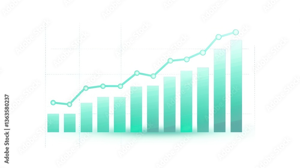 Upward Trend in Business Data A Graphical Representation of Growth and Success Upward Trend in Business Data A Graphical Representation of Growth and Success