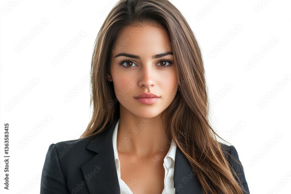 Professional Woman Portrait in Business Attire with Confident Expression Professional Woman Portrait in Business Attire with Confident Expression