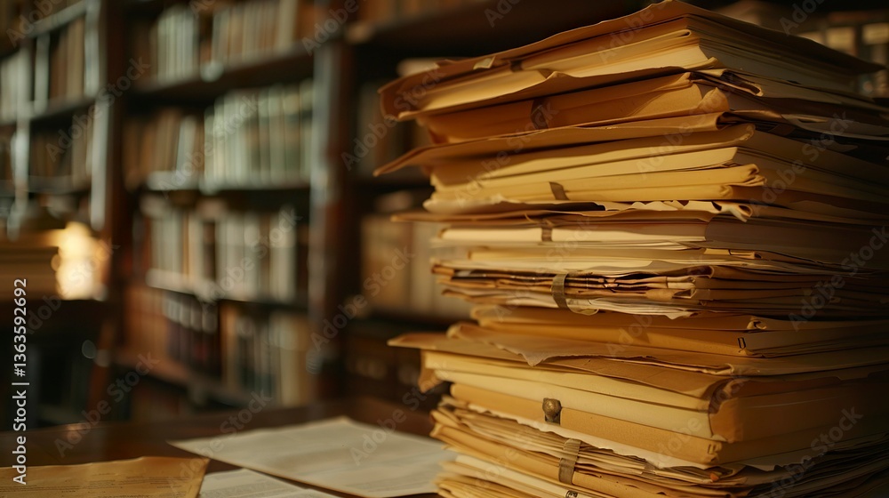 Fototapeta premium A photo of legal documents