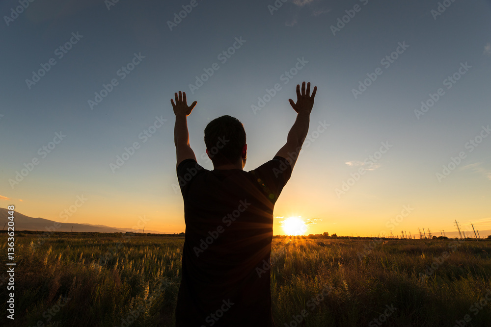 Fototapeta premium Going Towards the Light: A Spiritual Journey