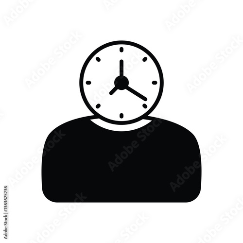 Working Hours Vector icon