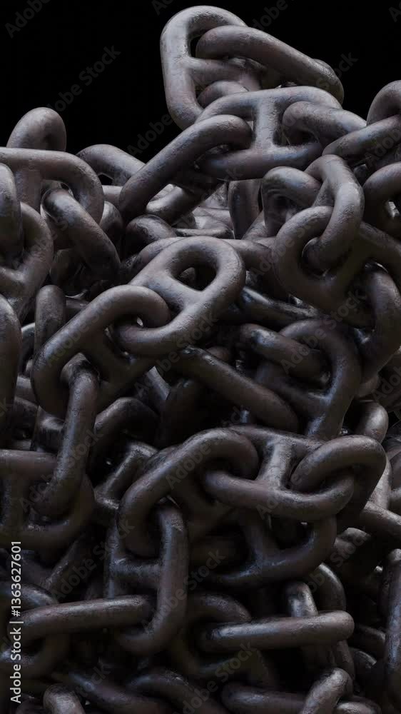 Rusty 8 Shape Chain Portrait Vertical Video Animation Curtain Transition Effect Transparent Background Alpha Channel Rusty 8 Shape Chain Portrait Vertical Video Animation Curtain Transition Effect Transparent Background Alpha Channel