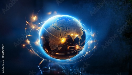 earth in the space