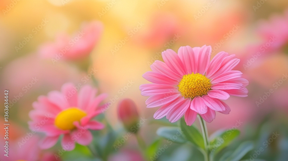 realistic aster flower bathed in soft summer light, symbolizing grace, beauty, and the fleeting nature of time, evoking a sense of calm and serenity in nature realistic aster flower bathed in soft summer light, symbolizing grace, beauty, and the fleeting nature of time, evoking a sense of calm and serenity in nature