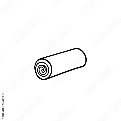 battery on white background