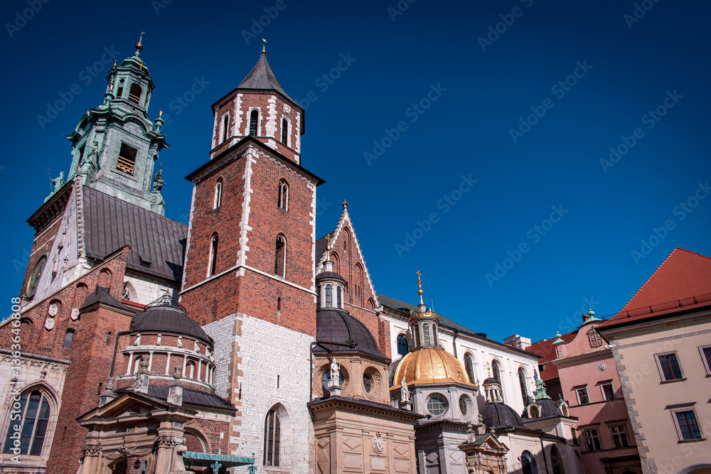The Wawel Royal Castle in Cracow, Poland. A centuries-old residence of kings. The Wawel Royal Castle in Cracow, Poland. A centuries-old residence of kings.