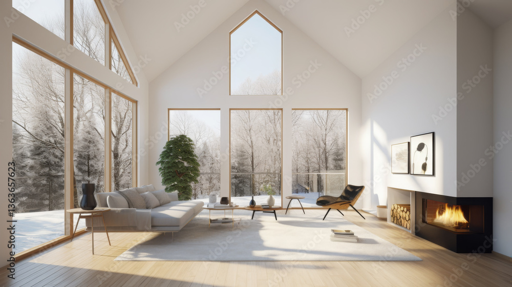 Fototapeta premium Cozy Living Room