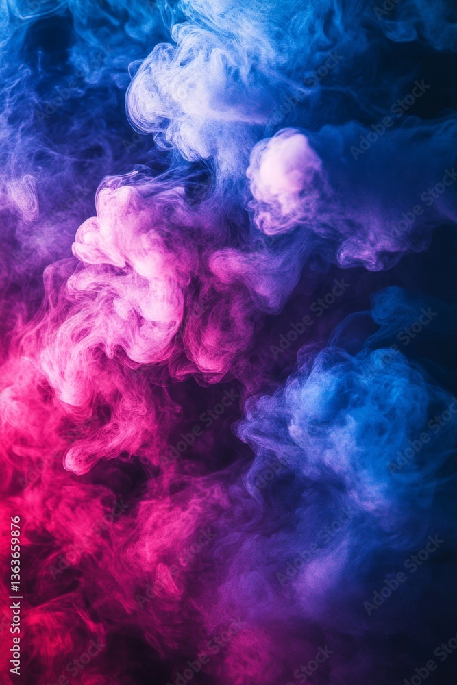Obraz premium Pink and Blue Smoke Abstract Background