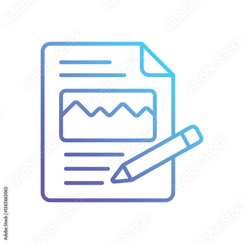 Content Management Vector icon