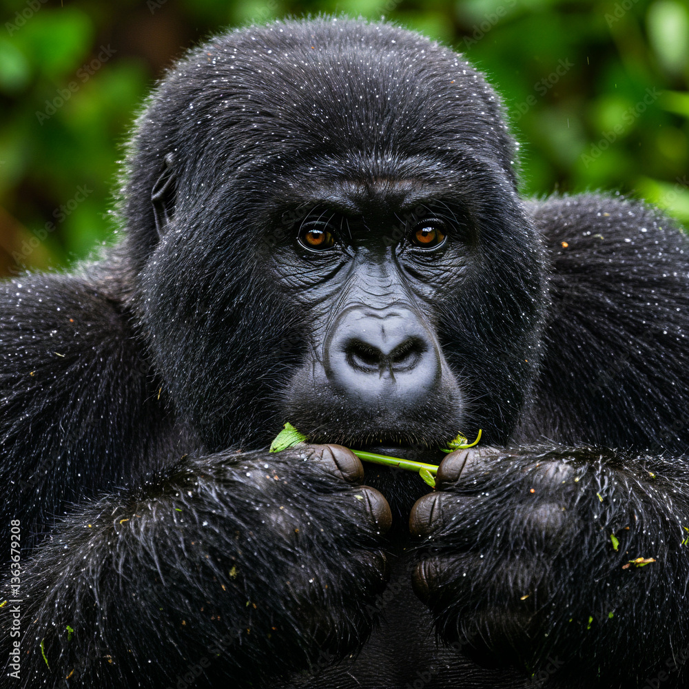 Obraz premium Mountain Gorilla