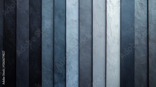Obraz na płótnie gradient fading from cool gray to deep charcoal with a delicate grain finish w salonie