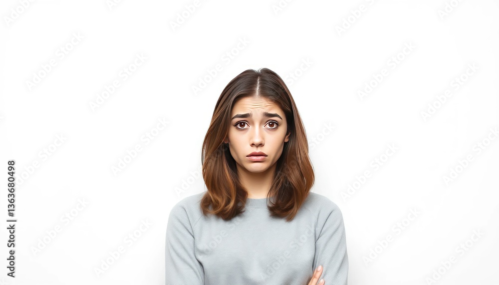 Woman with concerned expression (1) Woman with concerned expression (1)