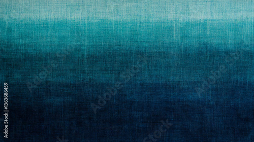 Obraz na płótnie cool gradient merging teal to deep navy with fine grain overlay w salonie