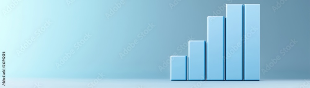 Growth charts showing increasing success over time Growth charts showing increasing success over time