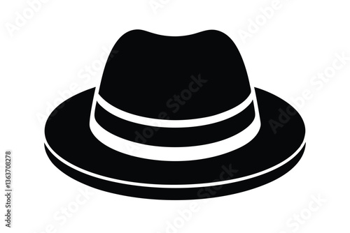 homburg hat vector icon.eps