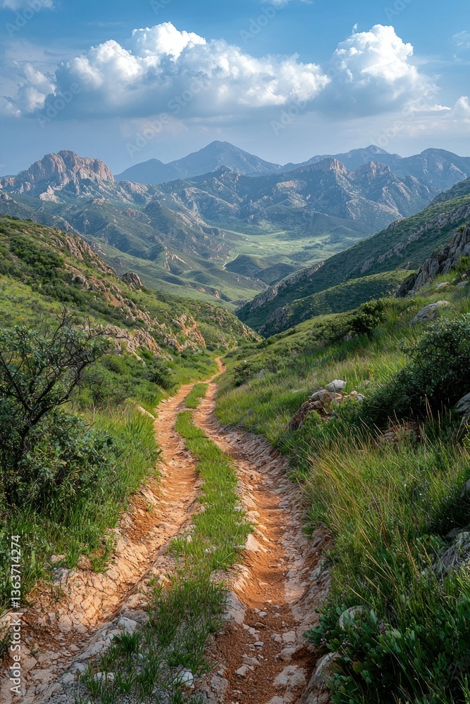Serene Mountain Path: A Journey Through Majestic Peaks Serene Mountain Path: A Journey Through Majestic Peaks