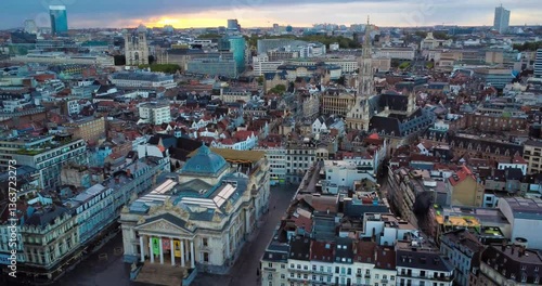 Brussels, Belgium - September 28, 2024 - Cityscape