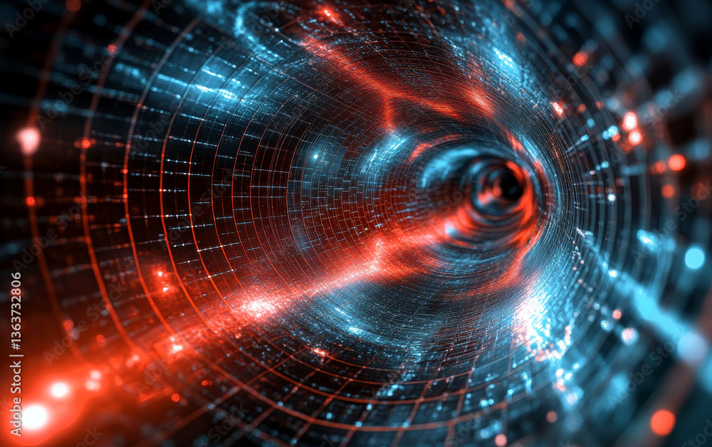 Fototapeta premium Abstract future technology business context