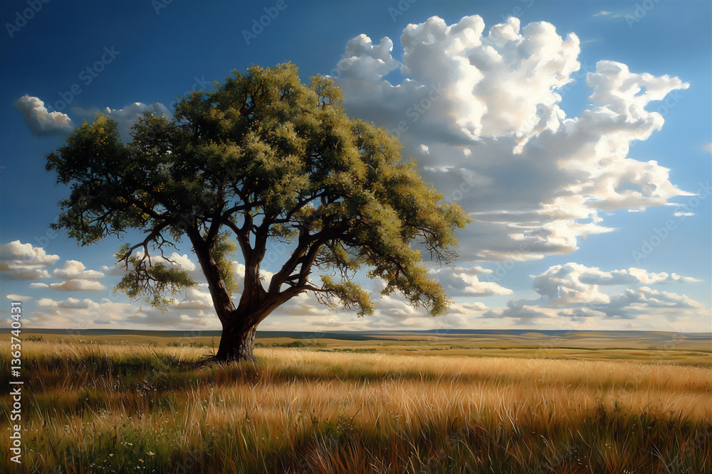 Fototapeta premium prairie landscapes: drawing the wide open spaces explore techniques for d