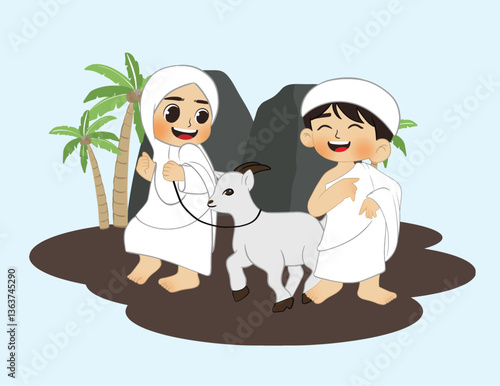 Pilgrims Hajj  Sacrifice Animal