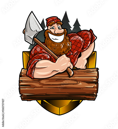 Holzfäller Logo