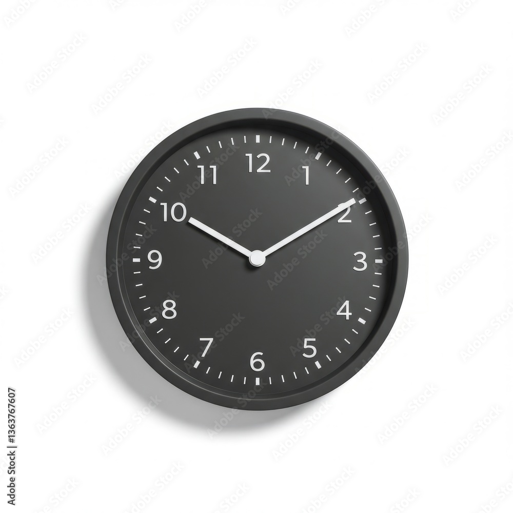 clock on a white background clock on a white background