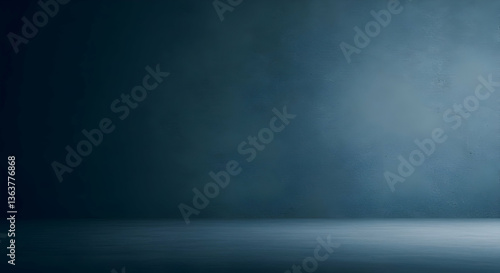 Dark Blue Concrete Studio Background