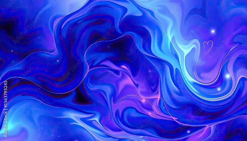 Fototapeta premium Abstract swirling colours