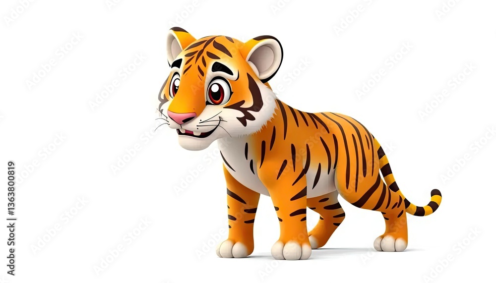 Cute cartoon tiger Cute cartoon tiger
