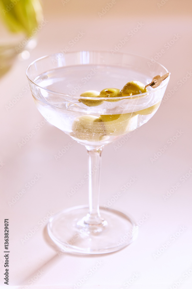 Martini with three olives Martini with three olives