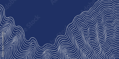 Hand drawn thin brush lines abstract minimal waves and ripples pattern, Japanese, ethnic handcrafted, wood carving textured background, simple water graphic for textile, carpet, decoration