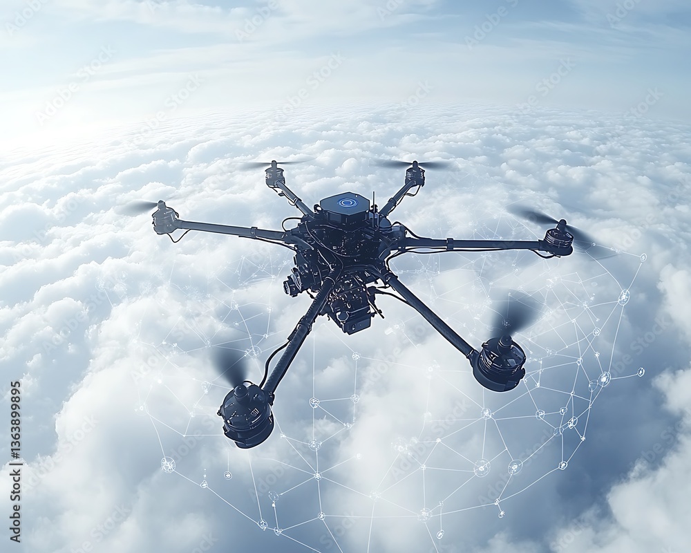Drone Flight Above Clouds Drone Flight Above Clouds
