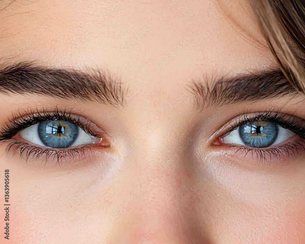 Obraz premium Closeup Beauty Eyes Gaze