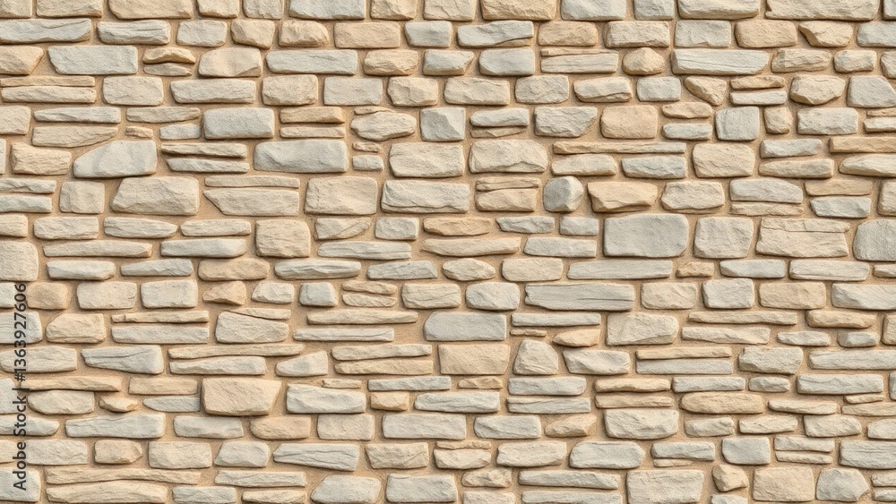 Fototapeta premium Stone wall. Rock texture. Brown gray grunge backdrop. Rocky texture background with copy space for design. Web banner. Wide. Panoramic.