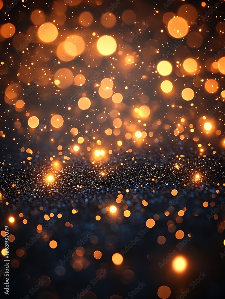 Obraz premium Festive Night Lights Display