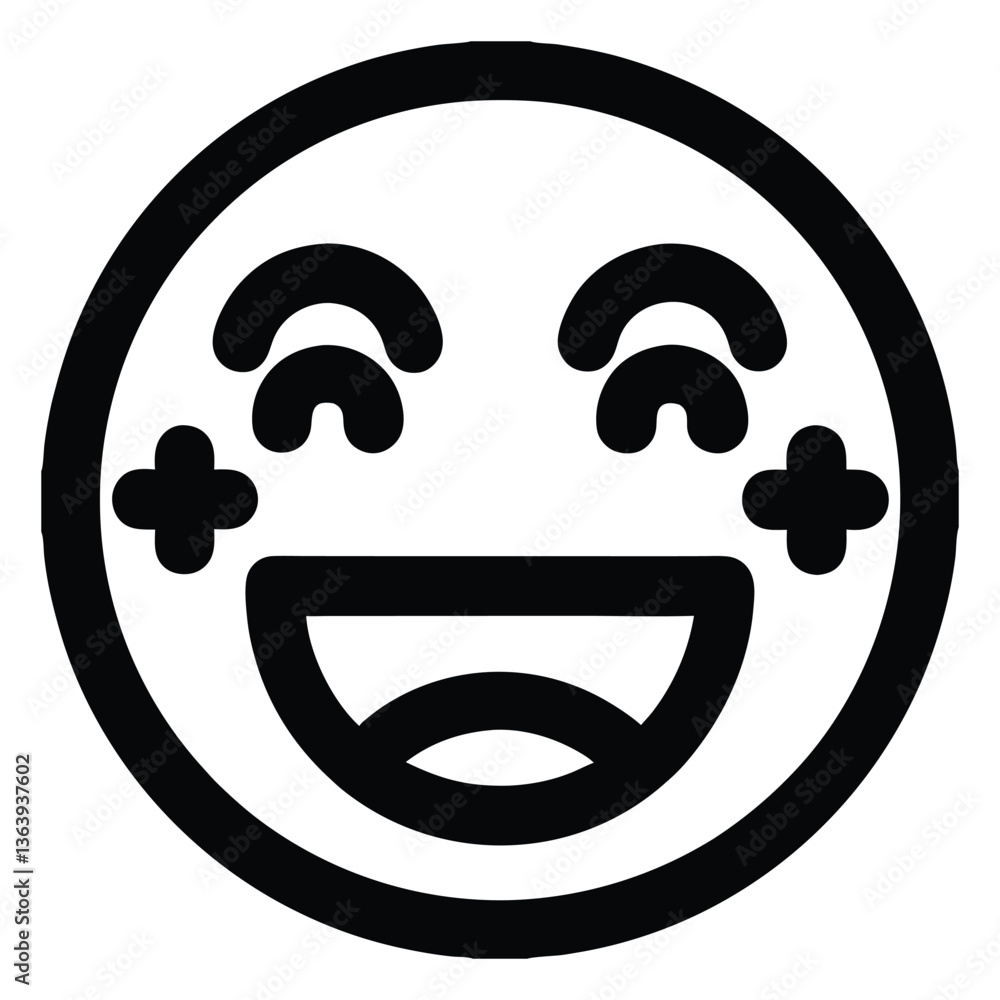outline of face, smile, symbol, vector, sign, illustration outline of face, smile, symbol, vector, sign, illustration