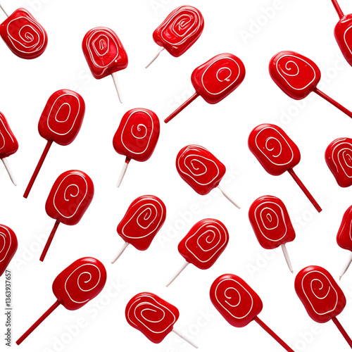 red color ll close up  with white backdrop 