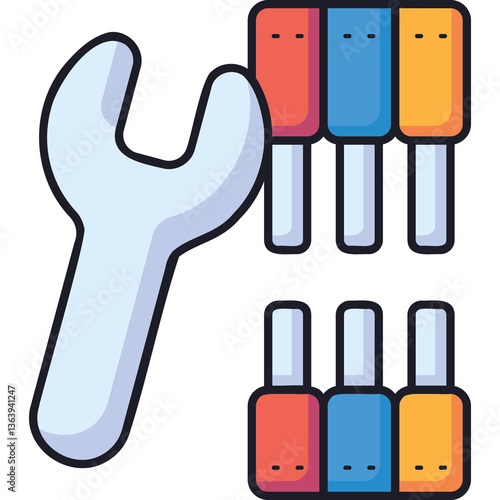 Electricity Repair Sticker