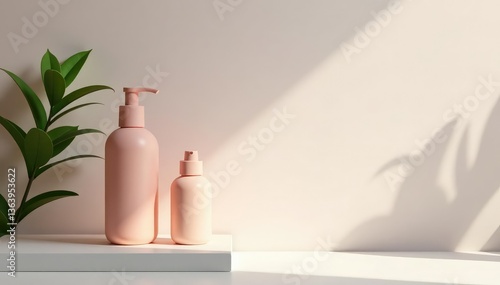Clean minimalist product display, bright studio lighting, item, texture