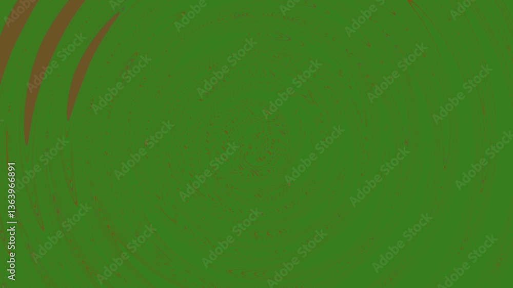Abstract circular pattern, green and brown Abstract circular pattern, green and brown
