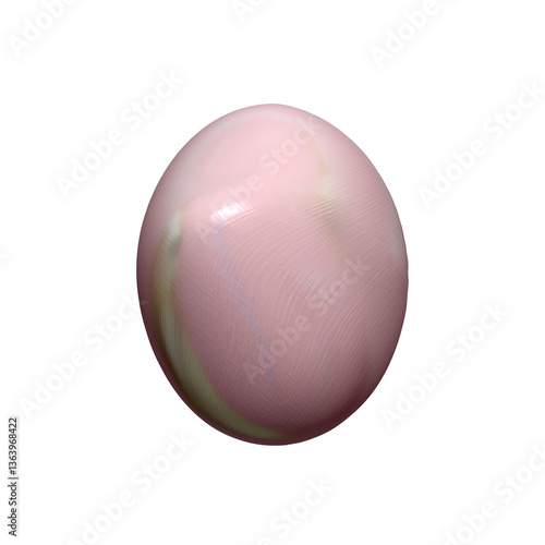 abstract sphere. 3 d rendering ester egg